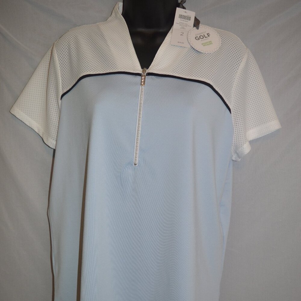 golf pickleball shirt Zenergy new with tag MSRP $79 moisture wicking